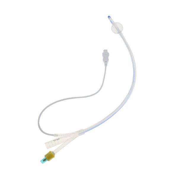 100% Silicone Foley Catheter With Temperature Sensor