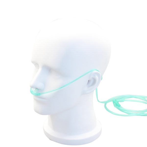 Conventional Nasal Oxygen Cannula Green