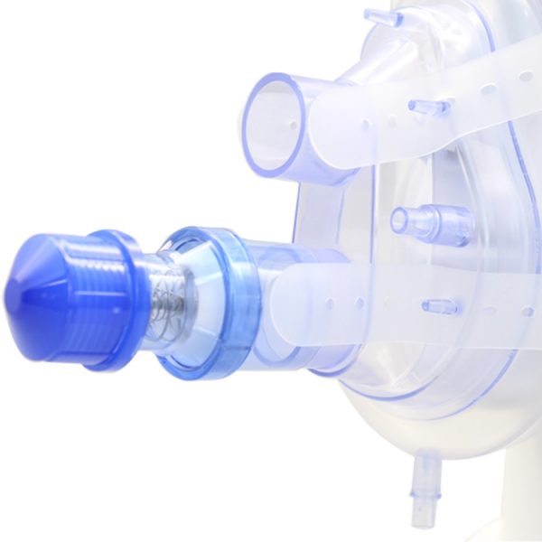 Dual-Port CPAP Mask With PEEP Valve