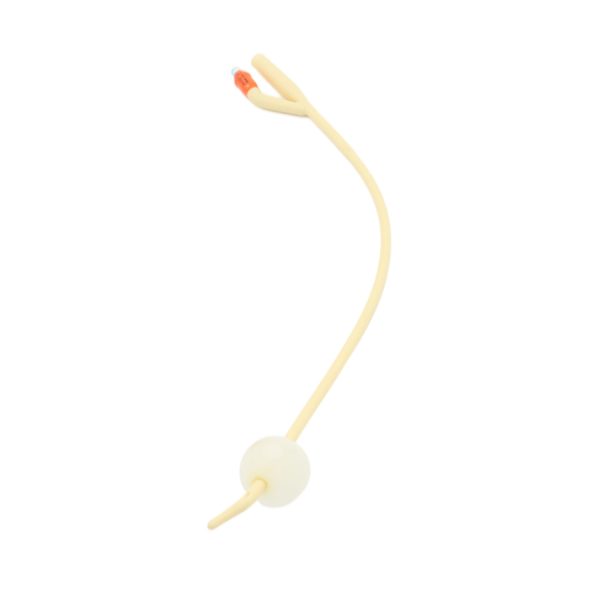 Latex Foley Catheter, 2 Way, Plastic Valve, Tiemann Tip