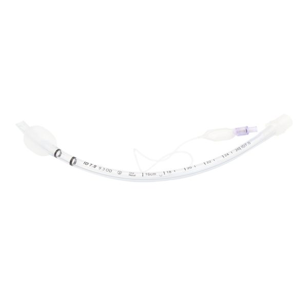 Oral Nasal Endotracheal Tube Cuffed White Developing Line